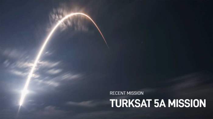 SpaceX, Falcon, Turksat 5A Mission,