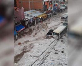Боливия, дождь, град,