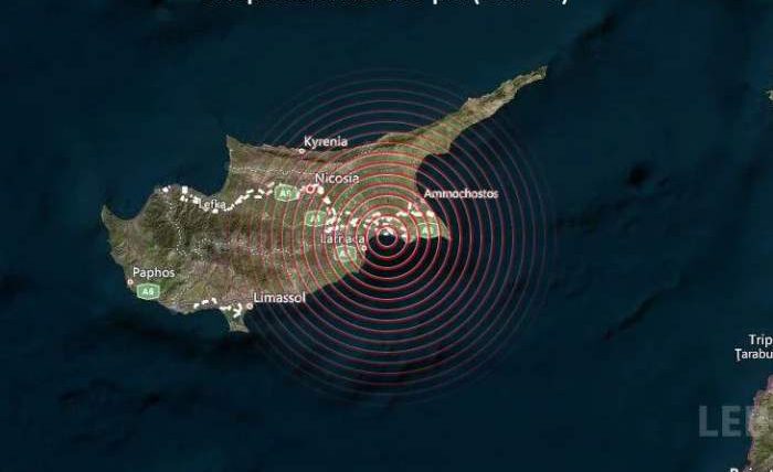 Кипр, землетрясение,