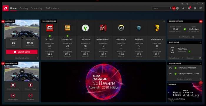 Radeon Software Adrenalin Edition, AMD, Radeon, графика,