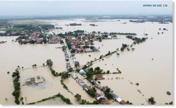 Индонезия, Ява, наводнение,