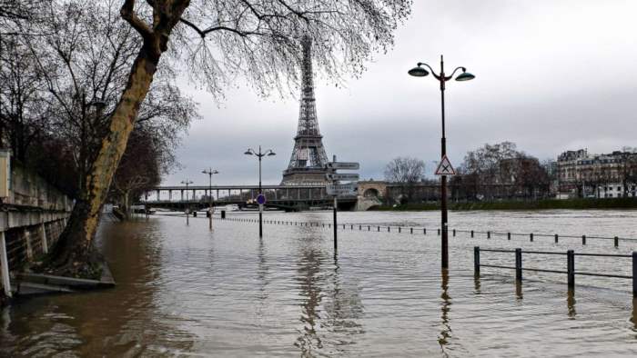 Сена, Париж, наводнение,