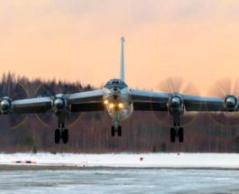 Ту-142, вынужденная посадка,