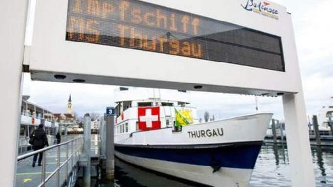 Швейцария, корабль, вакцинация, корабль,