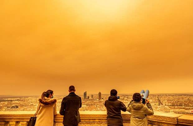 песок, Франция, Сахара, Африка, небо,