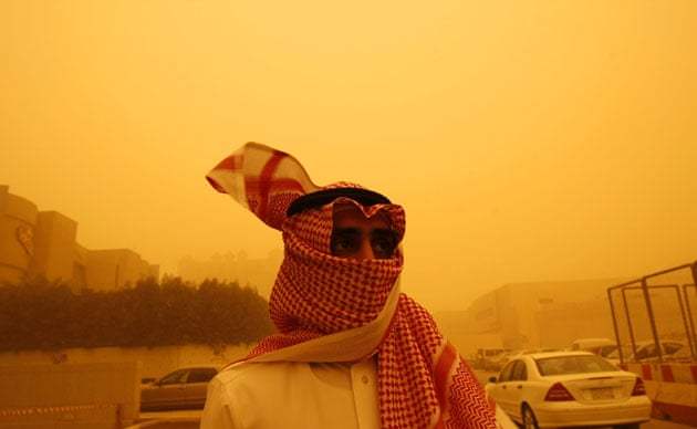 саудовская аравия песчаная буря