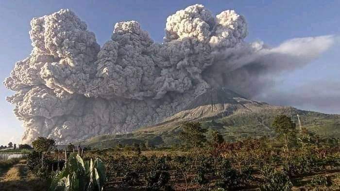 Индонезия, вулкан, излучение,
