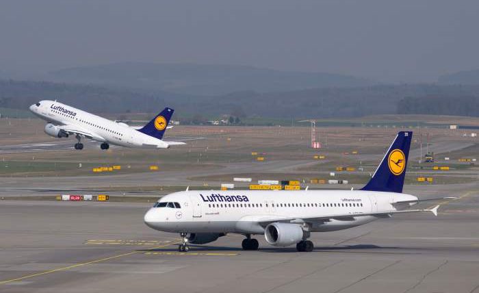 Lufthansa, Минск, полеты,