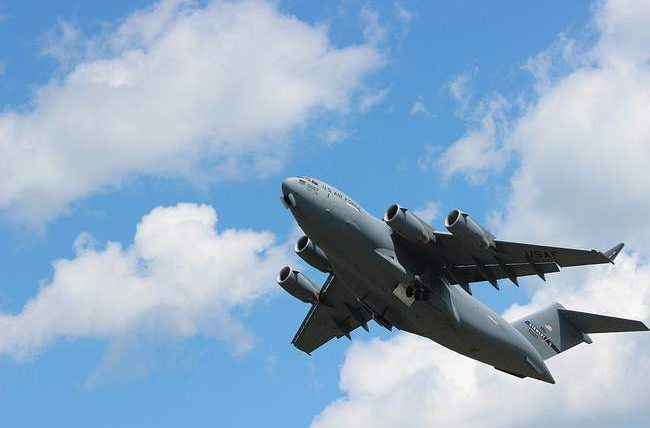 ВВС США, C-17 , транспортный самолет, бомбардировщик,