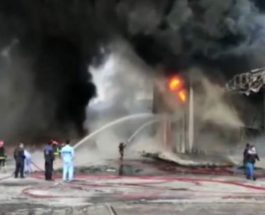 Пожар, Иран, химический завод,