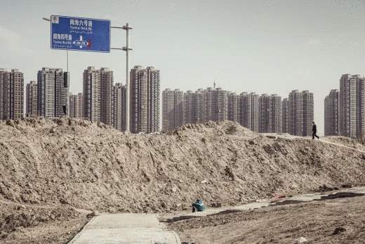Китай, города-призраки, дома, пустые дома,