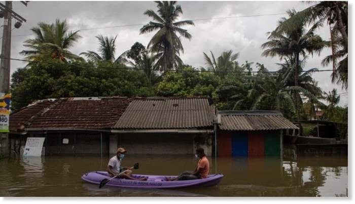 Шри-Ланка, оползни, наводнения,