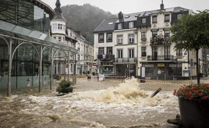Бельгия, наводнение,