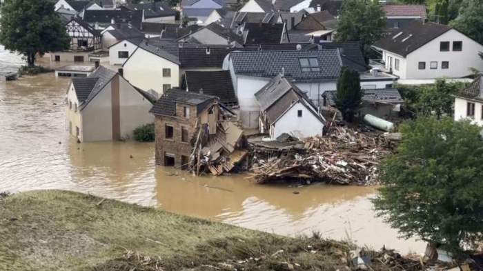 Германия, наводнение,