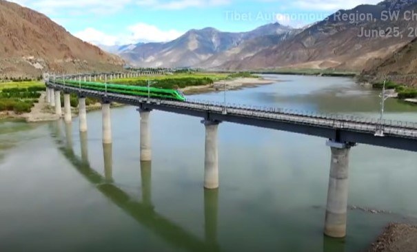 Китай, Тибет, железная дорога,
