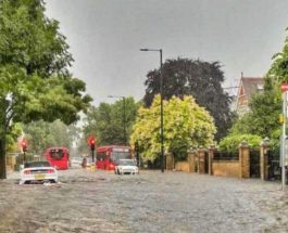 Лондон, наводнения,