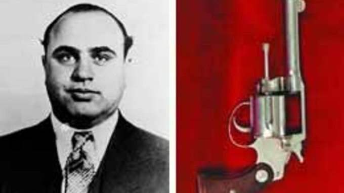 Аль Капоне, пистолет, аукцион, вещи,
