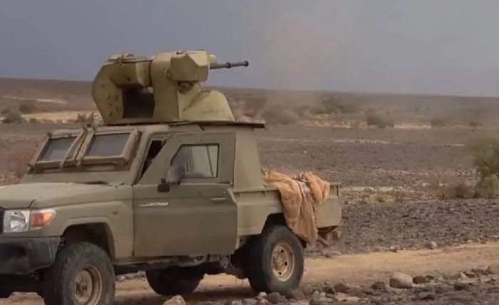 Йеменские хуситы, пушка, пикап, БТР-80А,