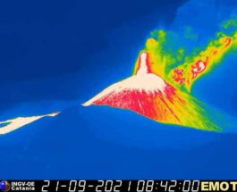 Этна, Вулкан, извержение,
