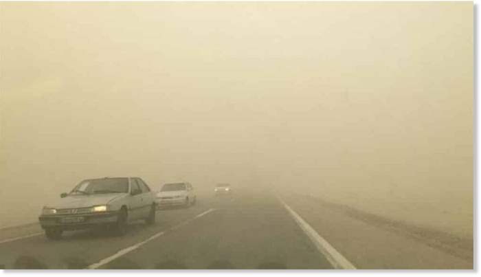 Песчаная буря, Иран,
