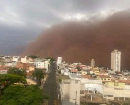 песчаная буря, Бразилия,