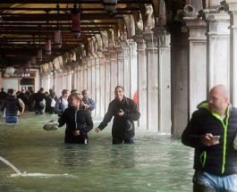 Венеция, штормы, наводнения,