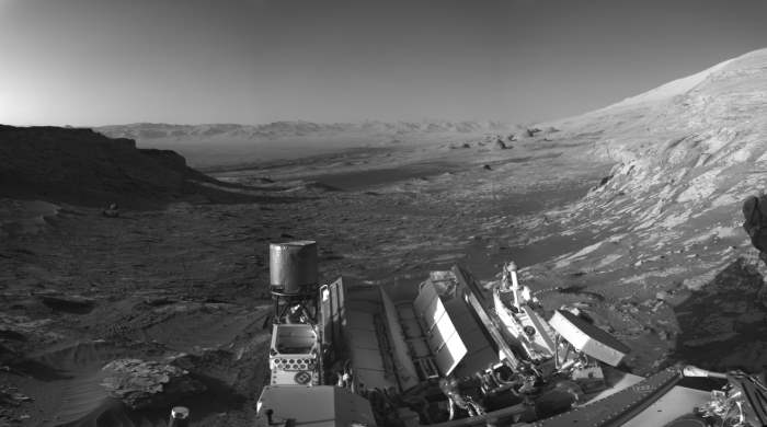 Марсоход, Curiosity, панорама, Марс,