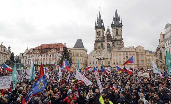 Чехия, протесты, вакцинация,