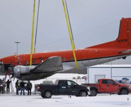 Douglas DC-3, Анкоридж, Аляска, аварийная посадка,
