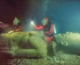 Гераклион, Египет, древний город, под водой,