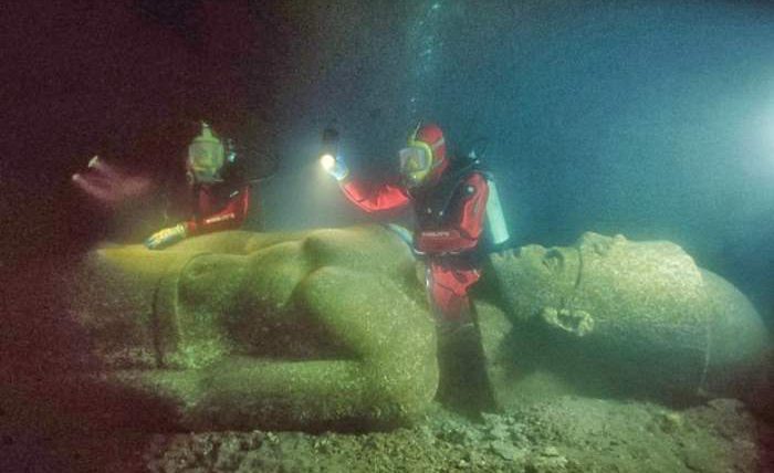 Гераклион, Египет, древний город, под водой,