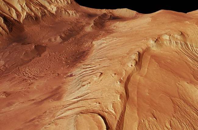 Марс, лед, Гранд-Каньон,