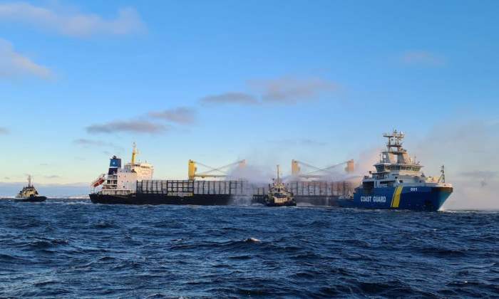 Швеция, судно, пожар, Almirante Storni, Норвегия,