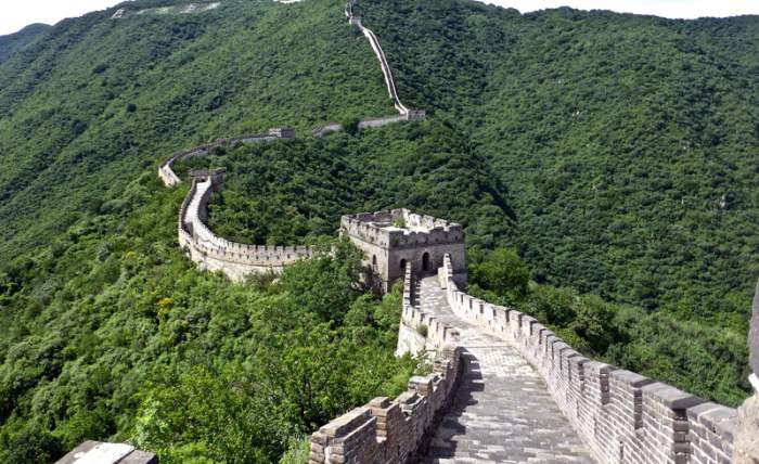 Великая Китайская стена, землетрясение,
