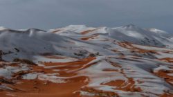 В Сахаре выпал снег: уже пятый раз за 40 лет