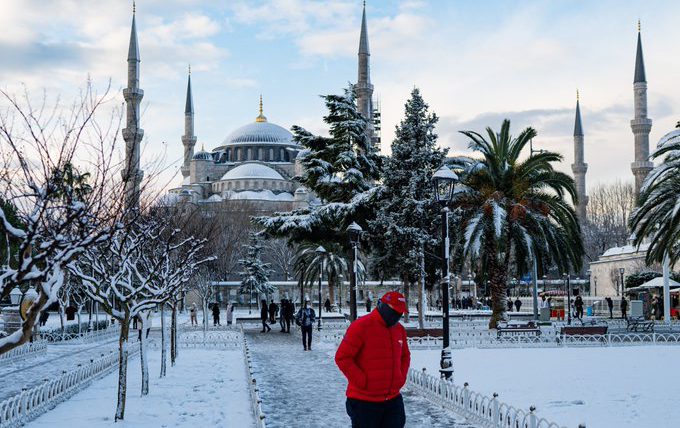 снег, Турция,